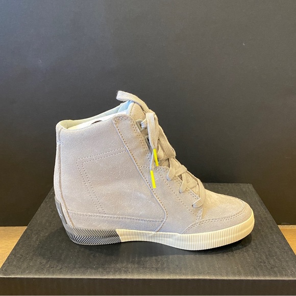 Sorel Out N About Dove Quarry Waterproof Wedges Boots Bootie Sneakers Shoes NEW - Picture 7 of 9